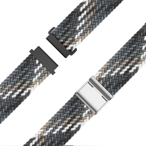Bandz Correa nylon tejida Garmin Forerunner 70 (negro mandala)