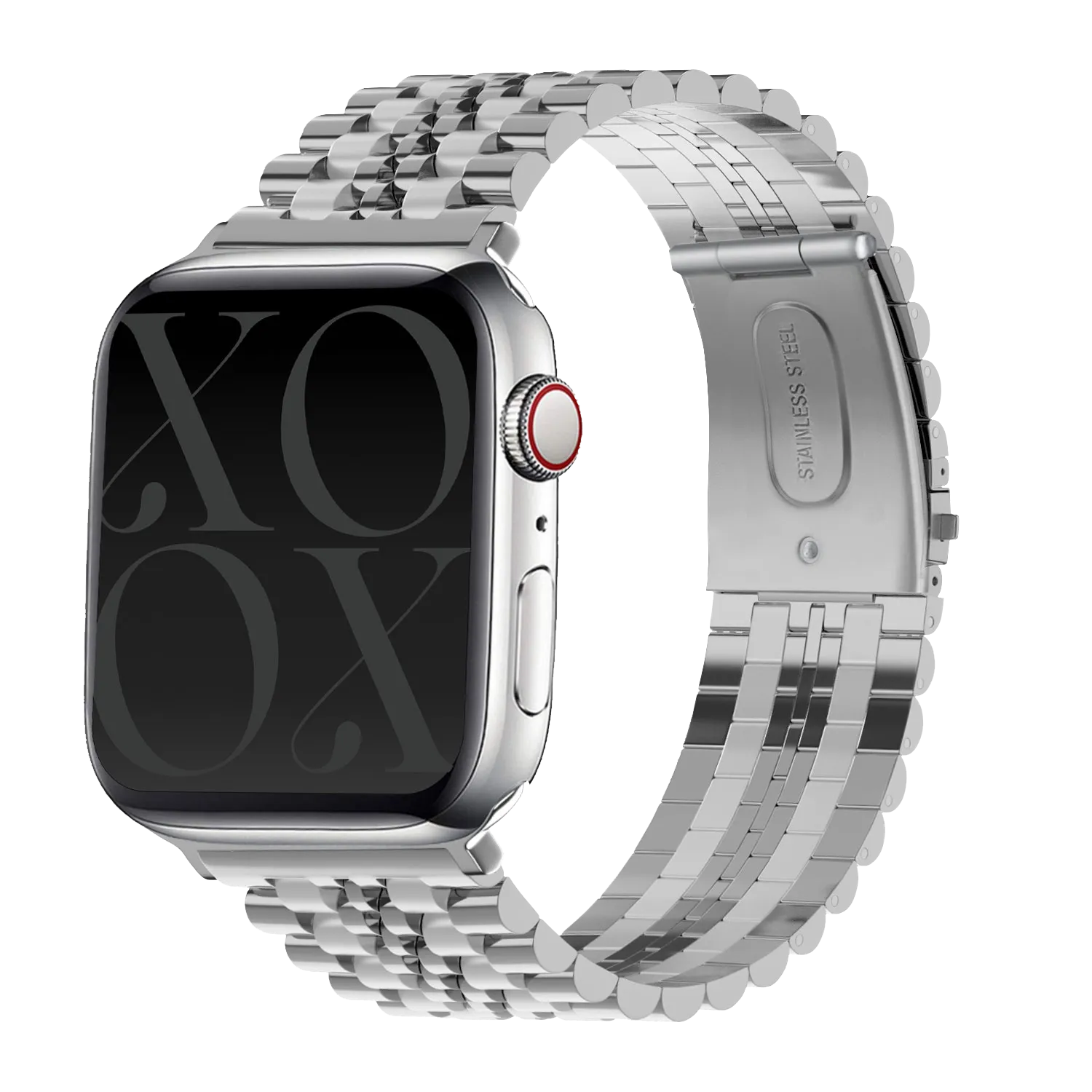 Correa acero xoxo Wildhearts Apple Watch (plateado)