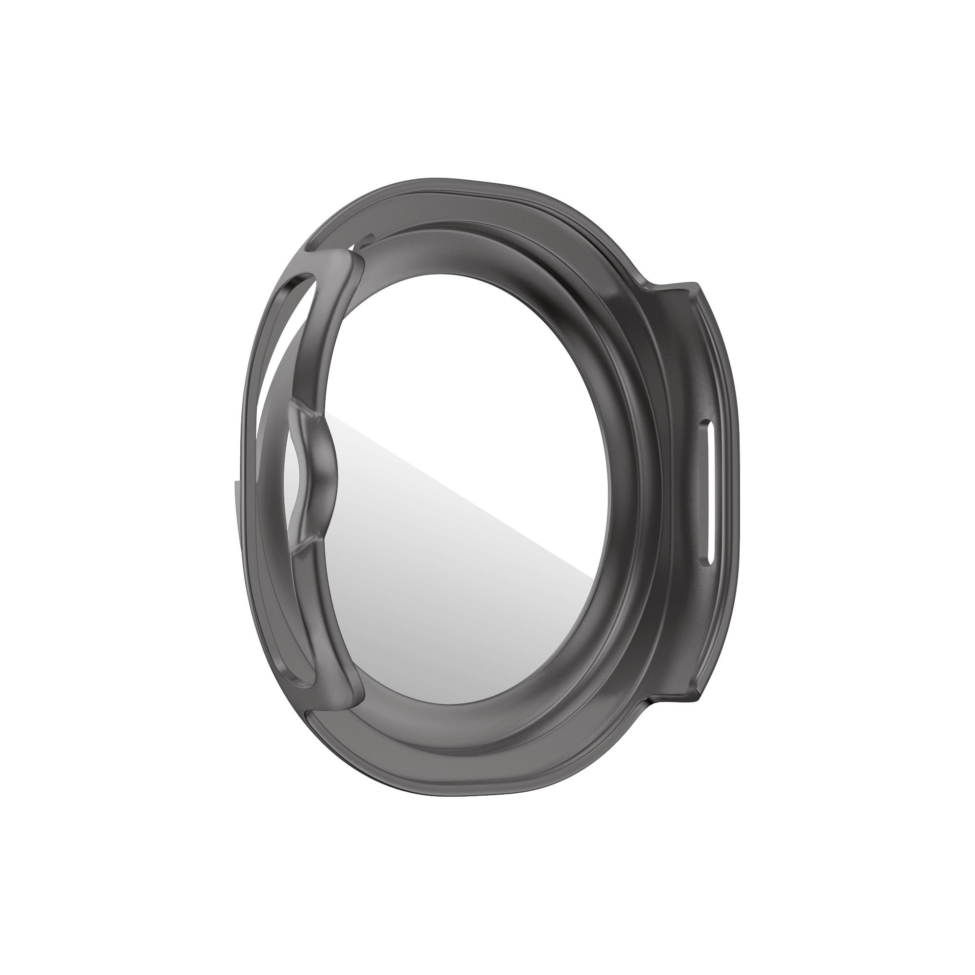 Bandz Funda Bezel con vidrio Samsung Galaxy Watch 8 Classic (gris titanio/blanco)