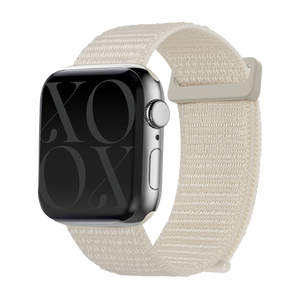 Correa nylon xoxo Wildhearts Apple Watch  (blanco estrella)
