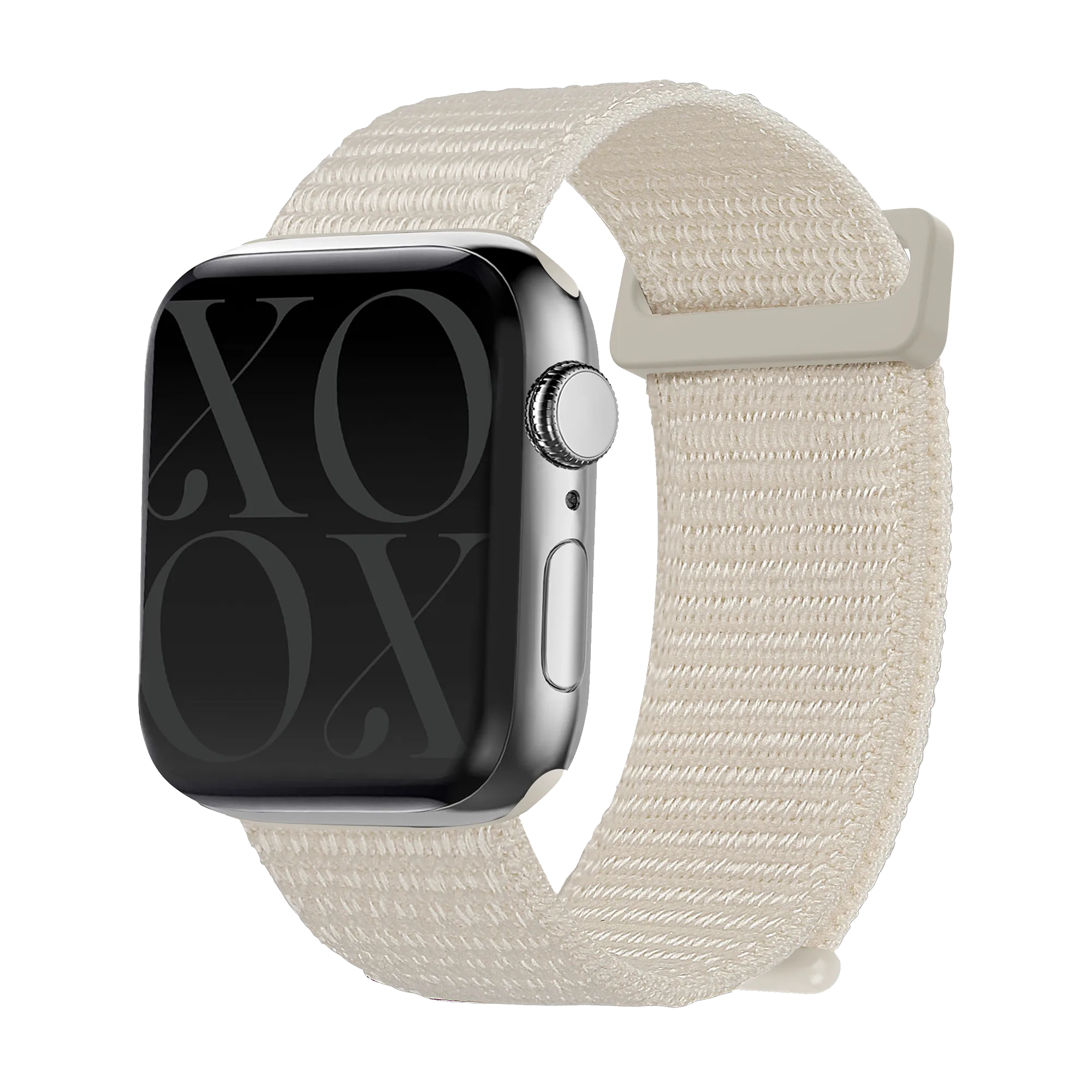 Correa nylon xoxo Wildhearts Apple Watch  (blanco estrella)
