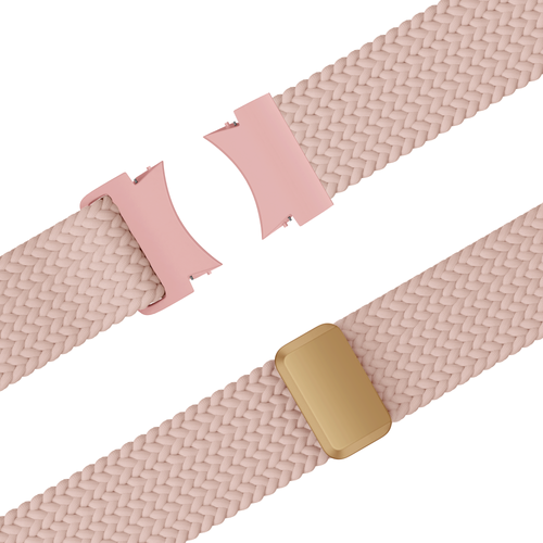 Bandz Correa tejida 'Easy Fit' Samsung Galaxy Watch 4 40mm (rosa)
