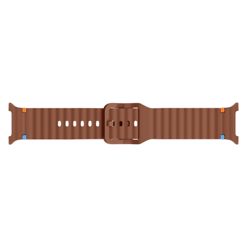 Samsung Galaxy Watch 8 - 40mm Wave Silicone Strap (Brown)
