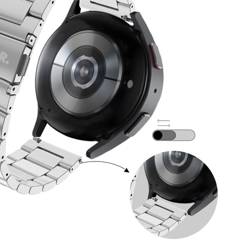 BALR Correa acero Polar Grit X (plateado)