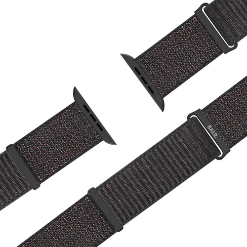 BALR. Correa de nailon Apple Watch (negra)