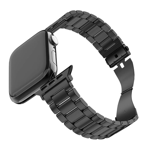 BALR. Correa de acero Apple Watch (negra)
