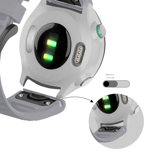 Bandz Correa silicona con hebilla Garmin Approach S60 (gris)