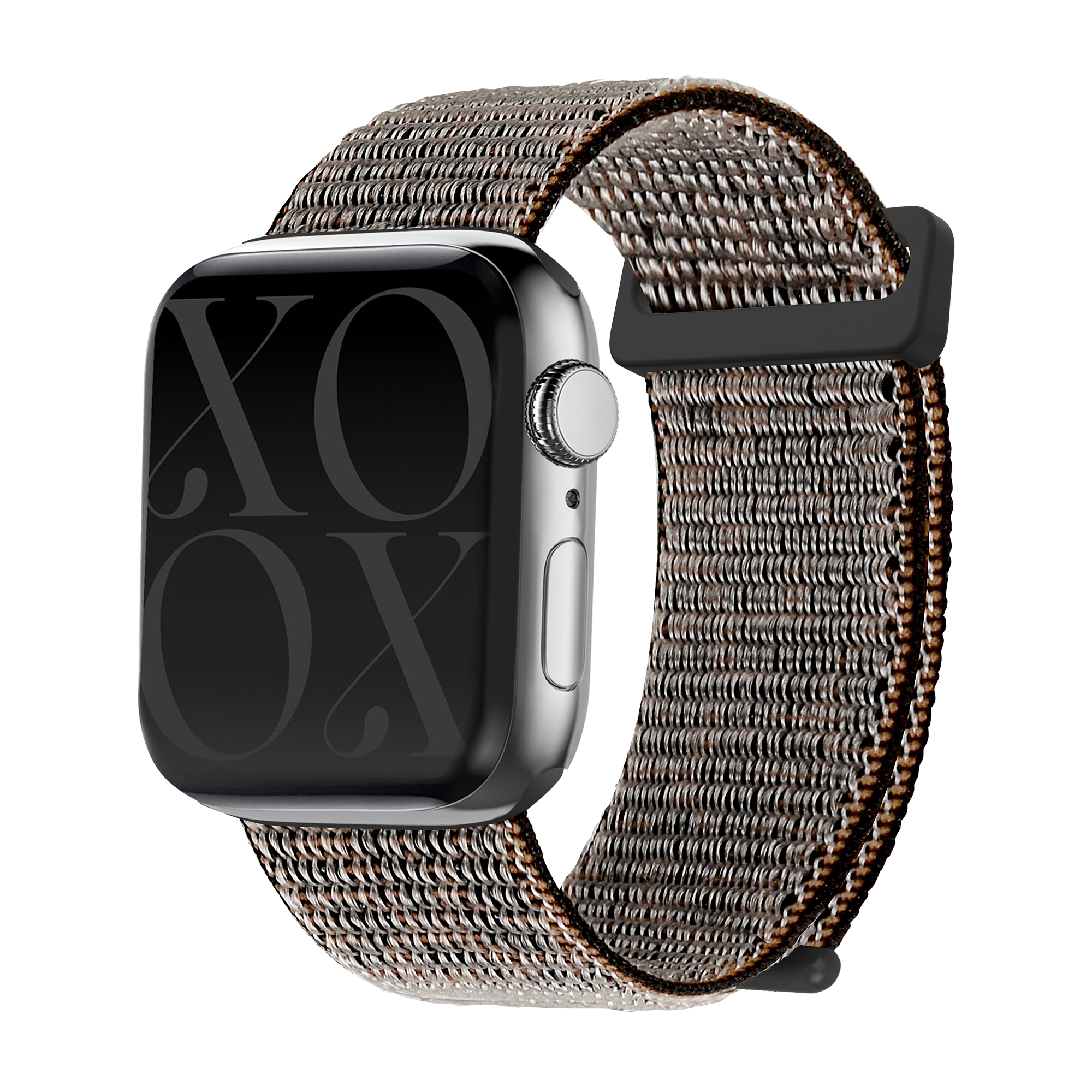 xoxo Wildhearts Apple Watch Nylon Strap (Black Leopard)