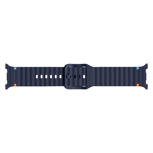 Samsung Galaxy Watch 8 Classic Wave Silicone Strap (Dark Blue)
