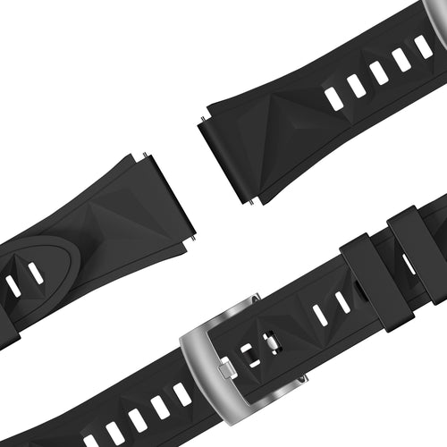 Bandz Correa silicona 'Easy Fit' Huawei Watch GT 5 Pro - 42mm (negro)