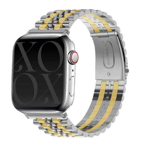 Correa acero xoxo Wildhearts Apple Watch (plateado/dorado)