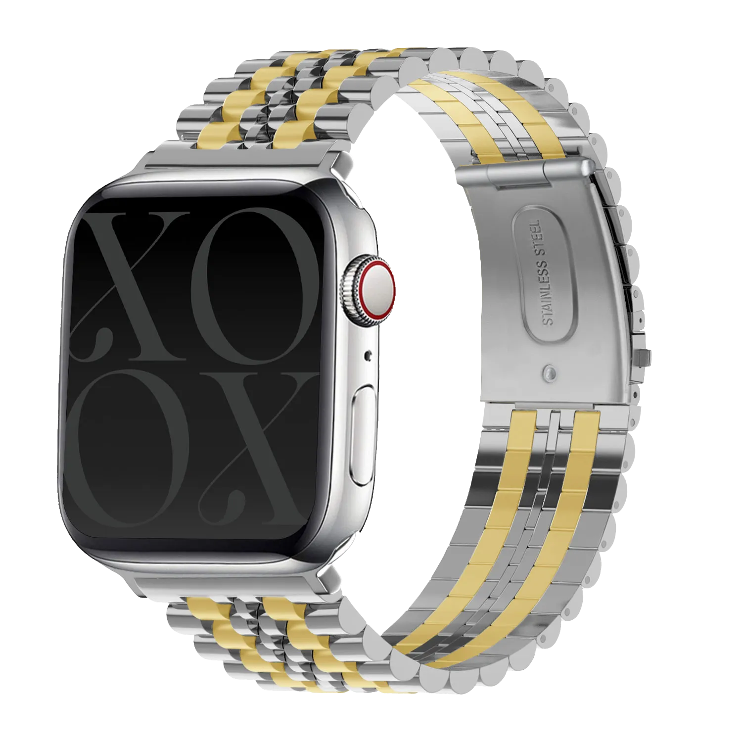 xoxo Wildhearts Apple Watch Steel Strap (Silver/Gold)