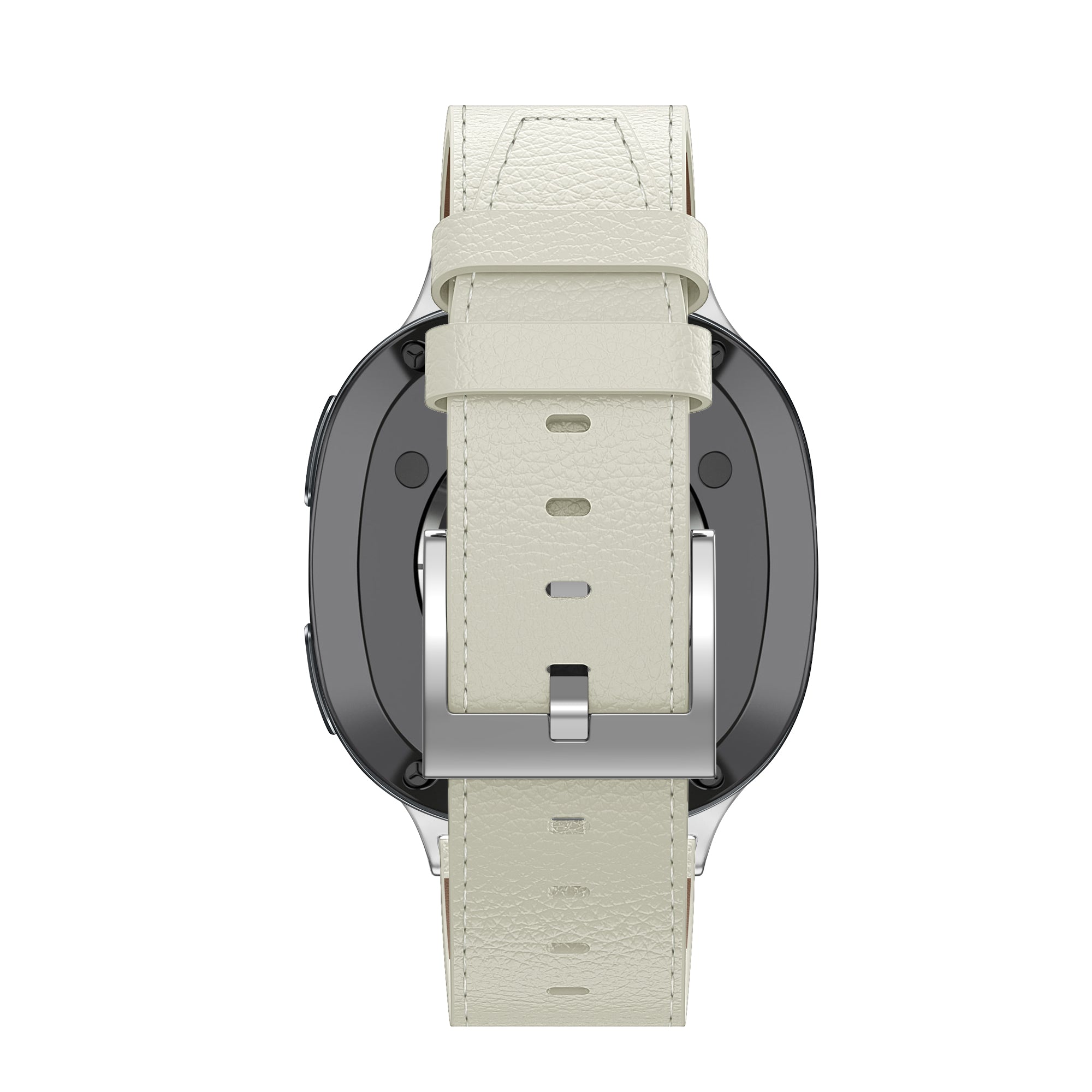 Bandz Samsung Galaxy Watch 8 Classic Leather Strap 'Deluxe' (Light Beige)