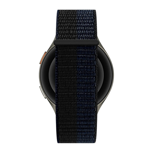 Bandz ICE Smart TKS Rectangular 1.41 Nylon Strap 'Easy Fit' (Black/Blue)