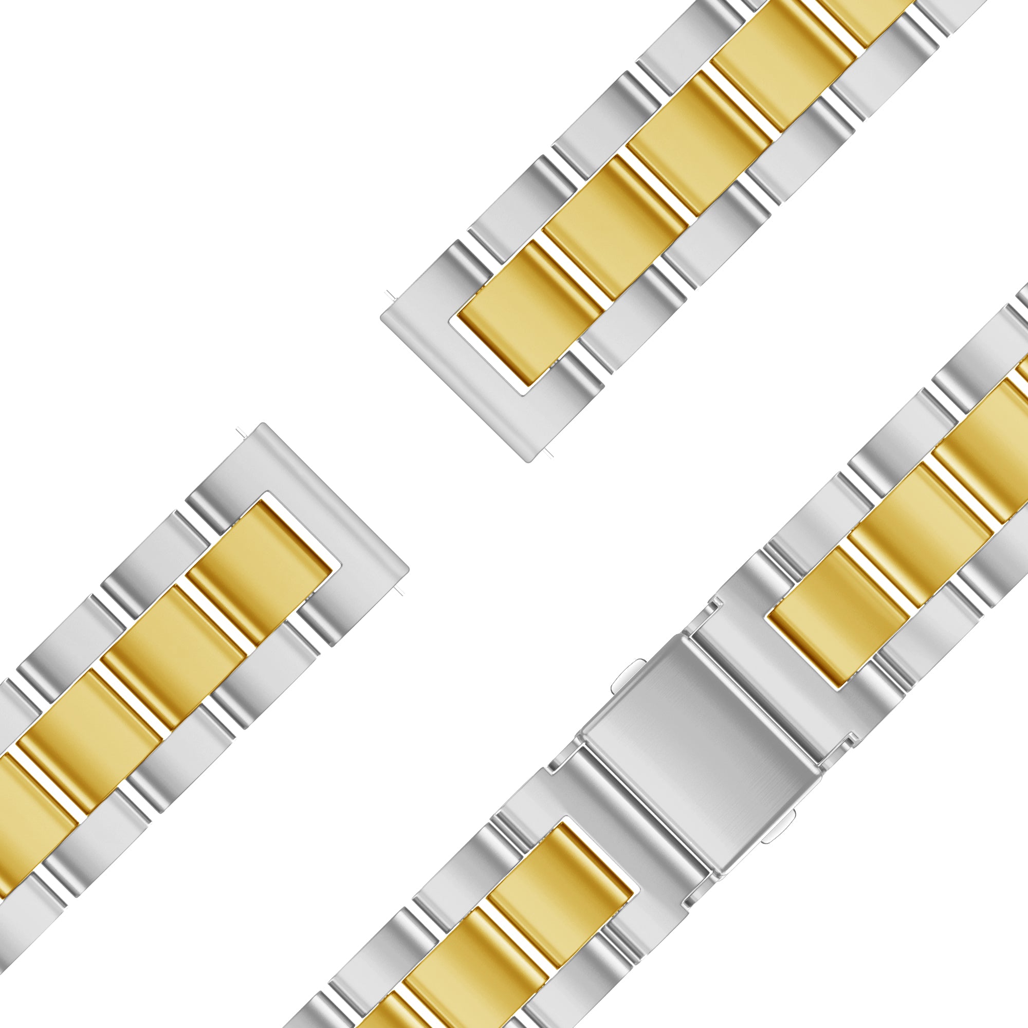 Bandz Correa acero 'Classic' Garmin Lily 2 (plata/oro)