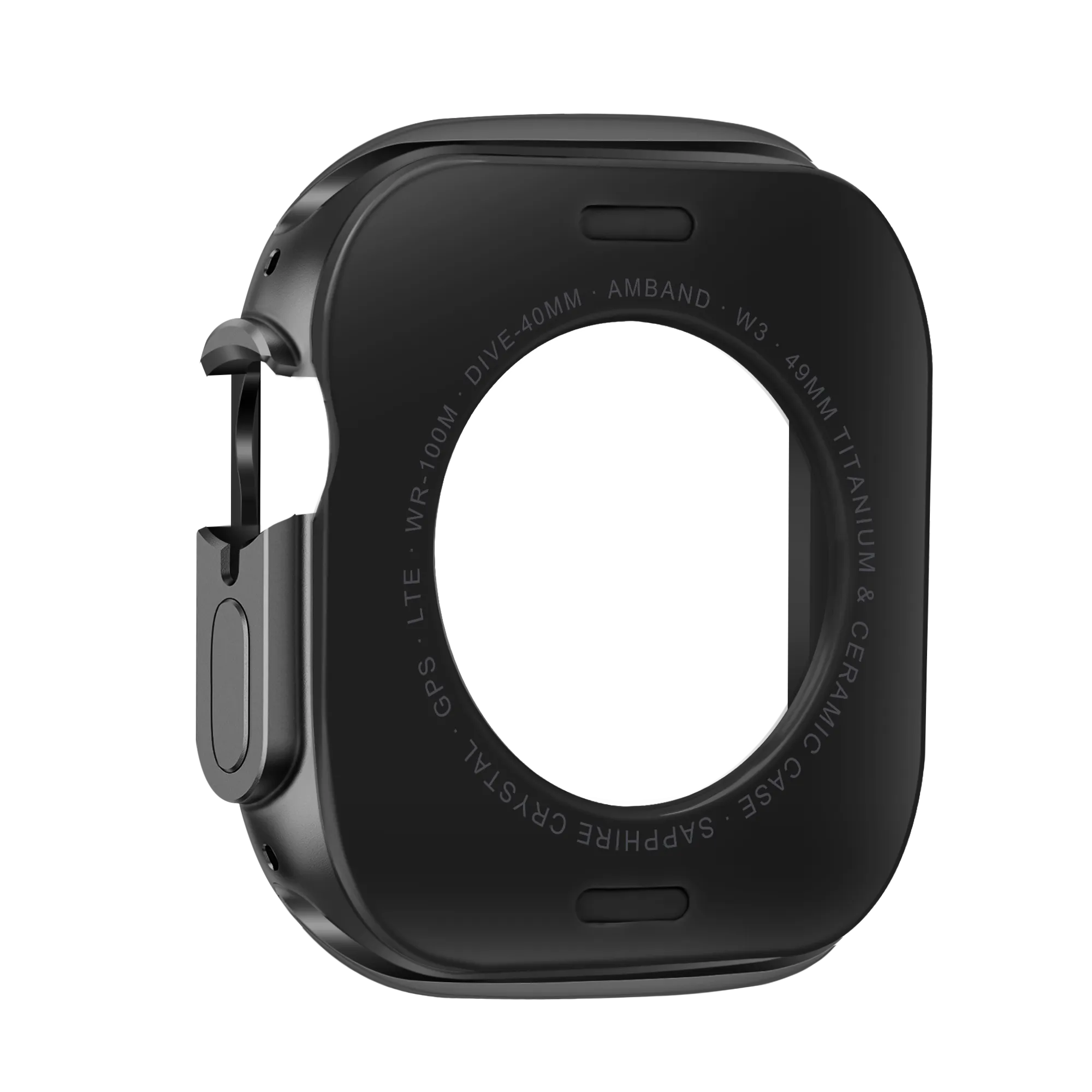 Bandz Funda metálica Apple Watch Ultra - 49mm (negro)