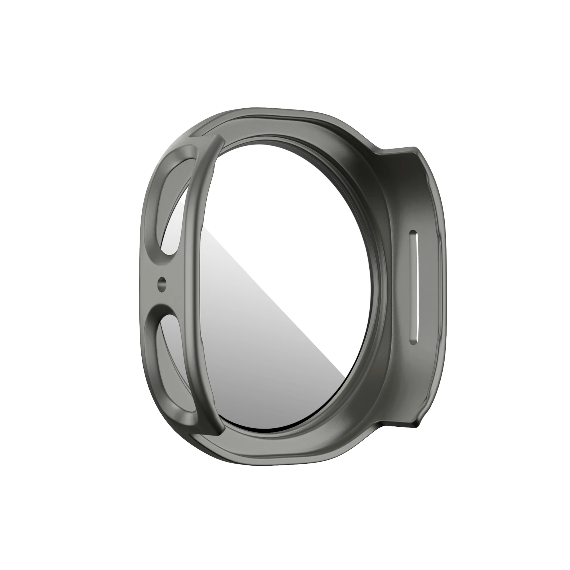 Bandz Samsung Galaxy Watch 8 - 44mm PC Cover with Glass (Titanium Gold)