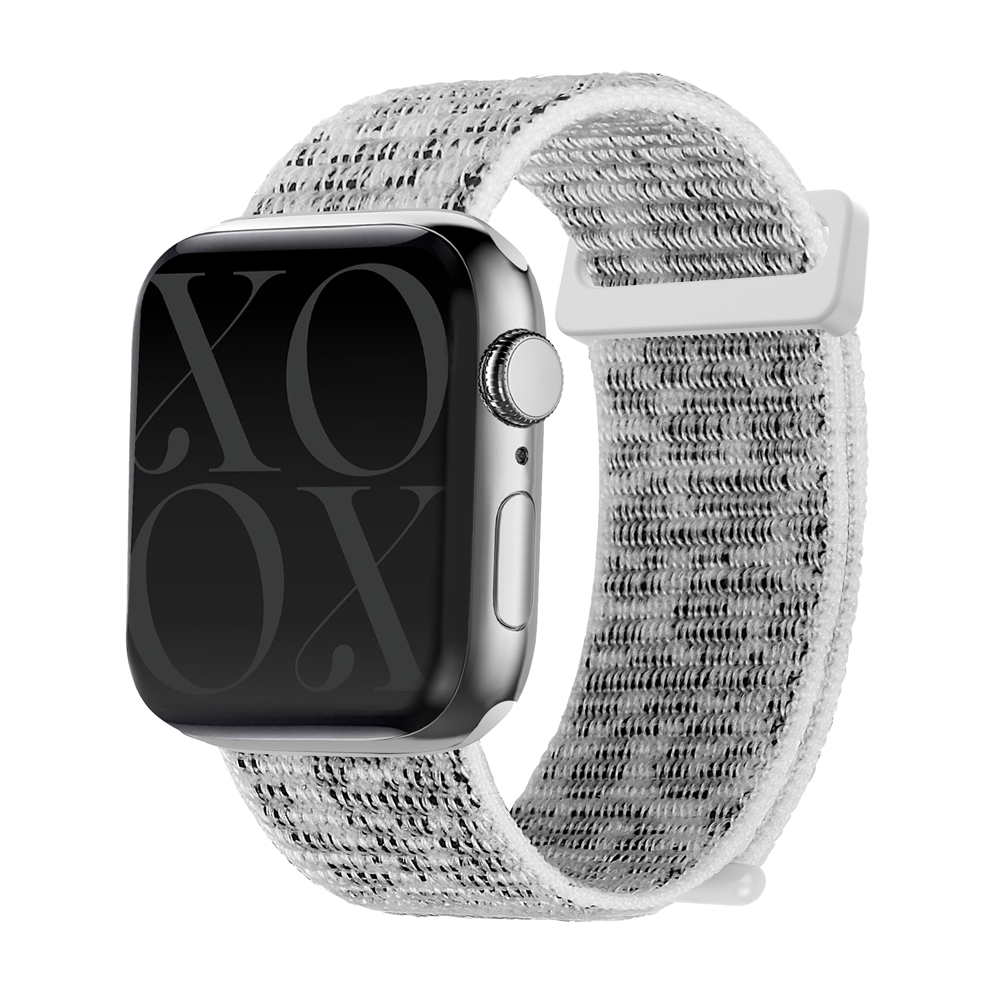 xoxo Wildhearts Apple Watch Nylon Strap (White Leopard)