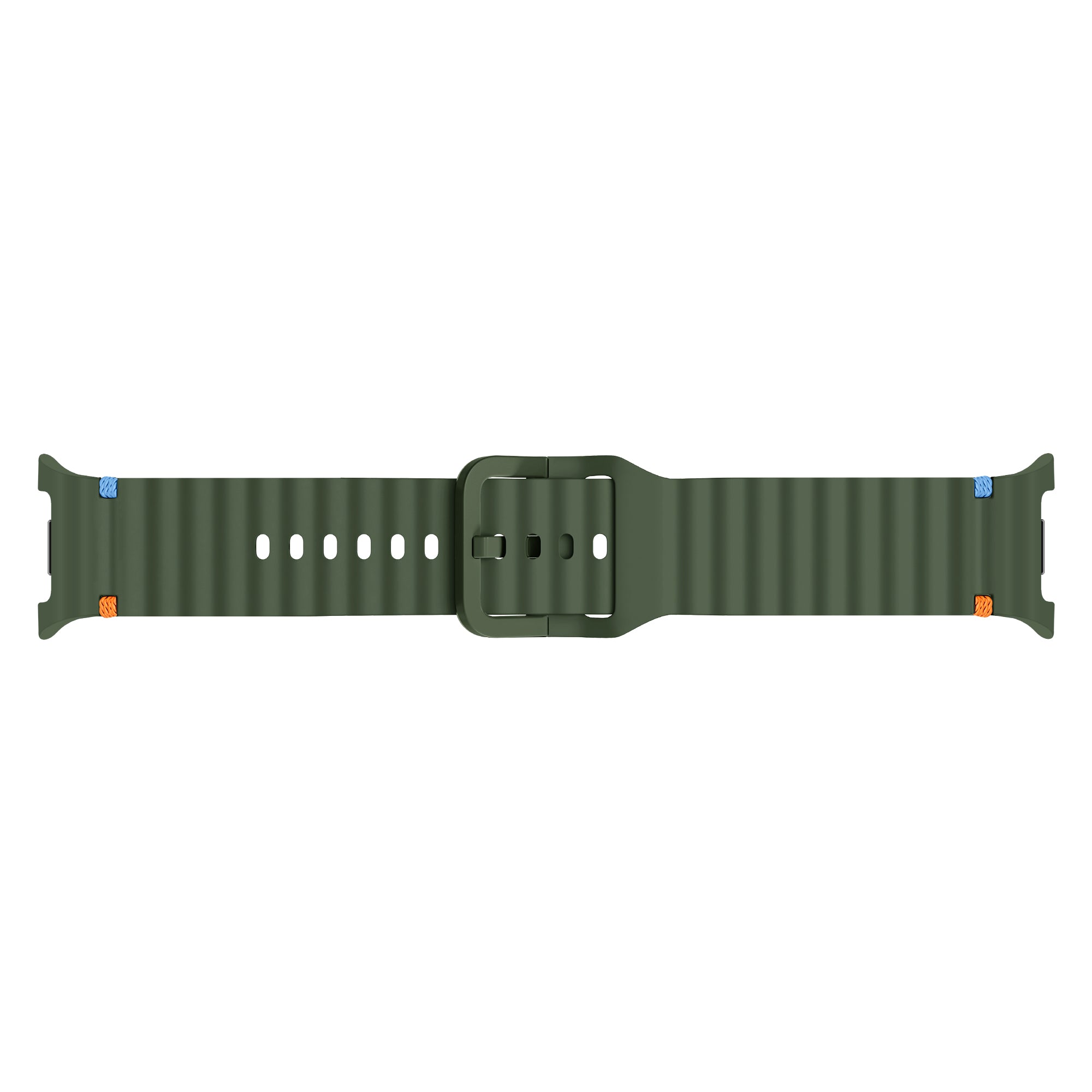 Correa silicona Wave Samsung Galaxy Watch 8 - 44mm (verde militar)
