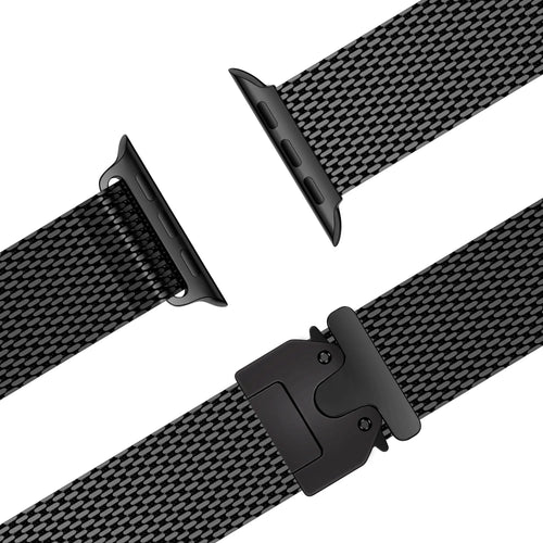 Bandz Correa Milanesa Loop con P-buckle Apple Watch (negra)