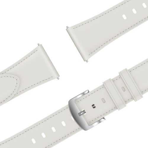 Bandz Correa cuero 'Easy Fit' Oppo Watch X2 Mini (blanco)