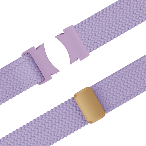 Bandz Samsung Galaxy Watch 5 - 40mm Braided Strap 'Easy Fit' (Lilac)