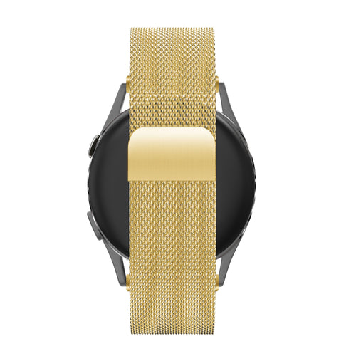 Bandz Garmin Forerunner 170 Milanese Loop Strap (Gold)