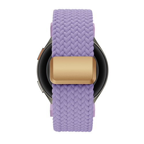 Bandz Samsung Galaxy Watch 5 - 40mm Braided Strap 'Easy Fit' (Lilac)