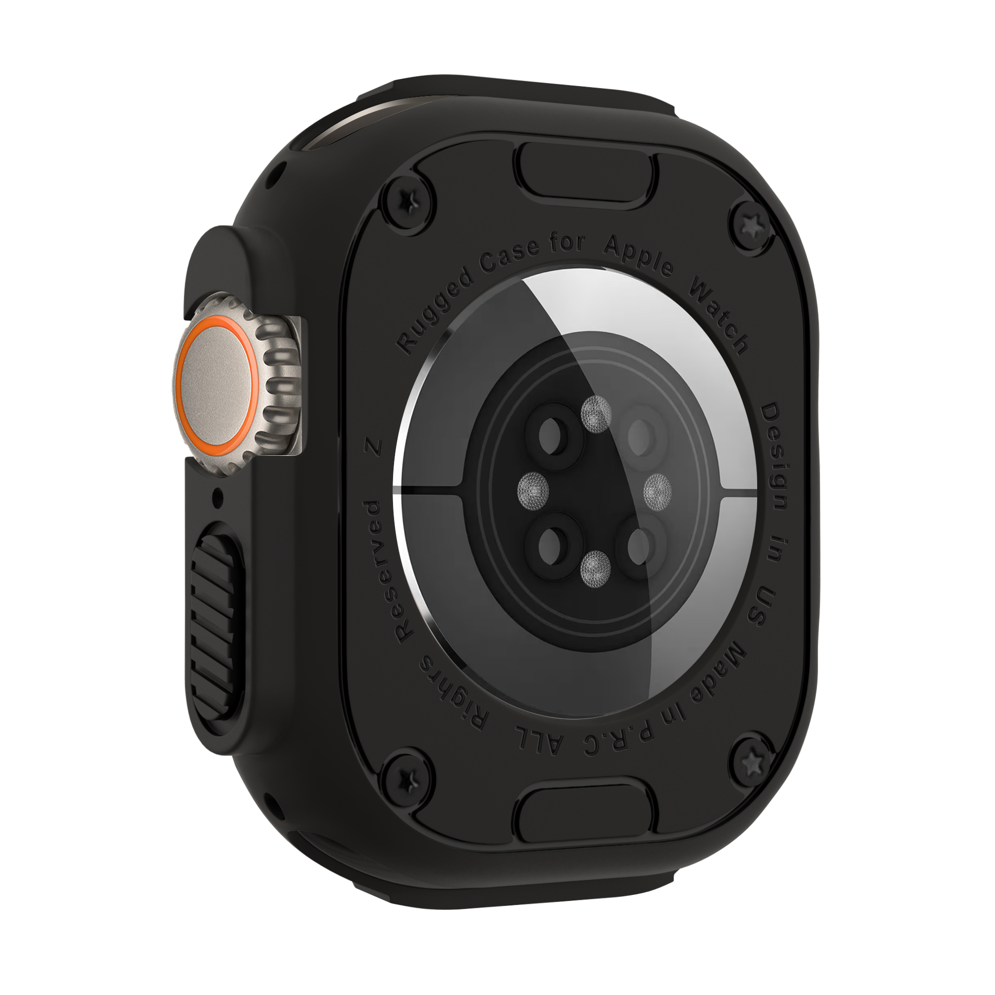 Bandz Funda TPU robusta Apple Watch Ultra - 49mm (negro)