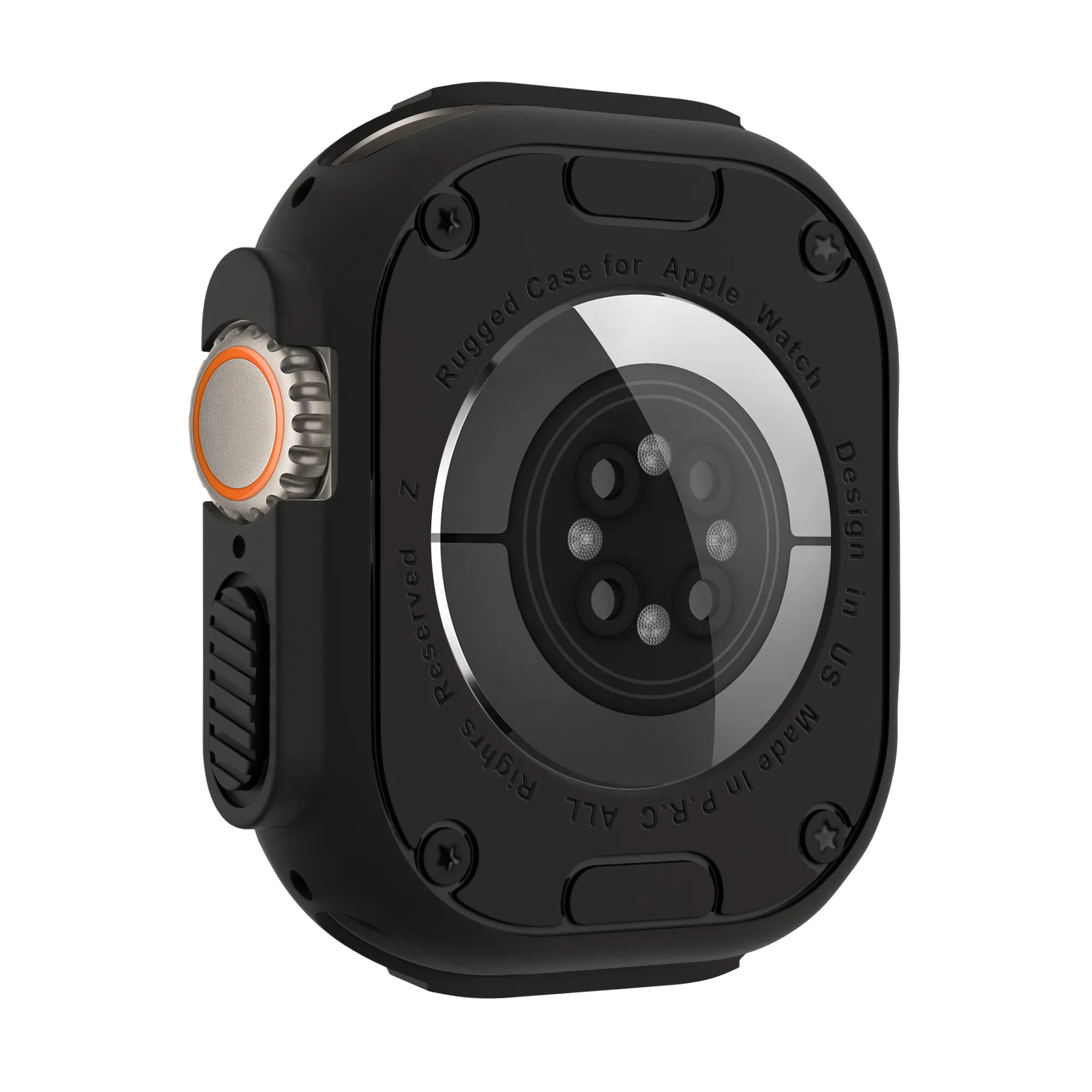 Bandz Funda TPU robusta Apple Watch Ultra - 49mm (negro)