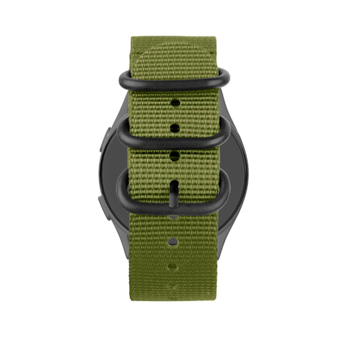 Bandz Correa nylon con hebilla Actyve Smartwatch 20mm (verde)