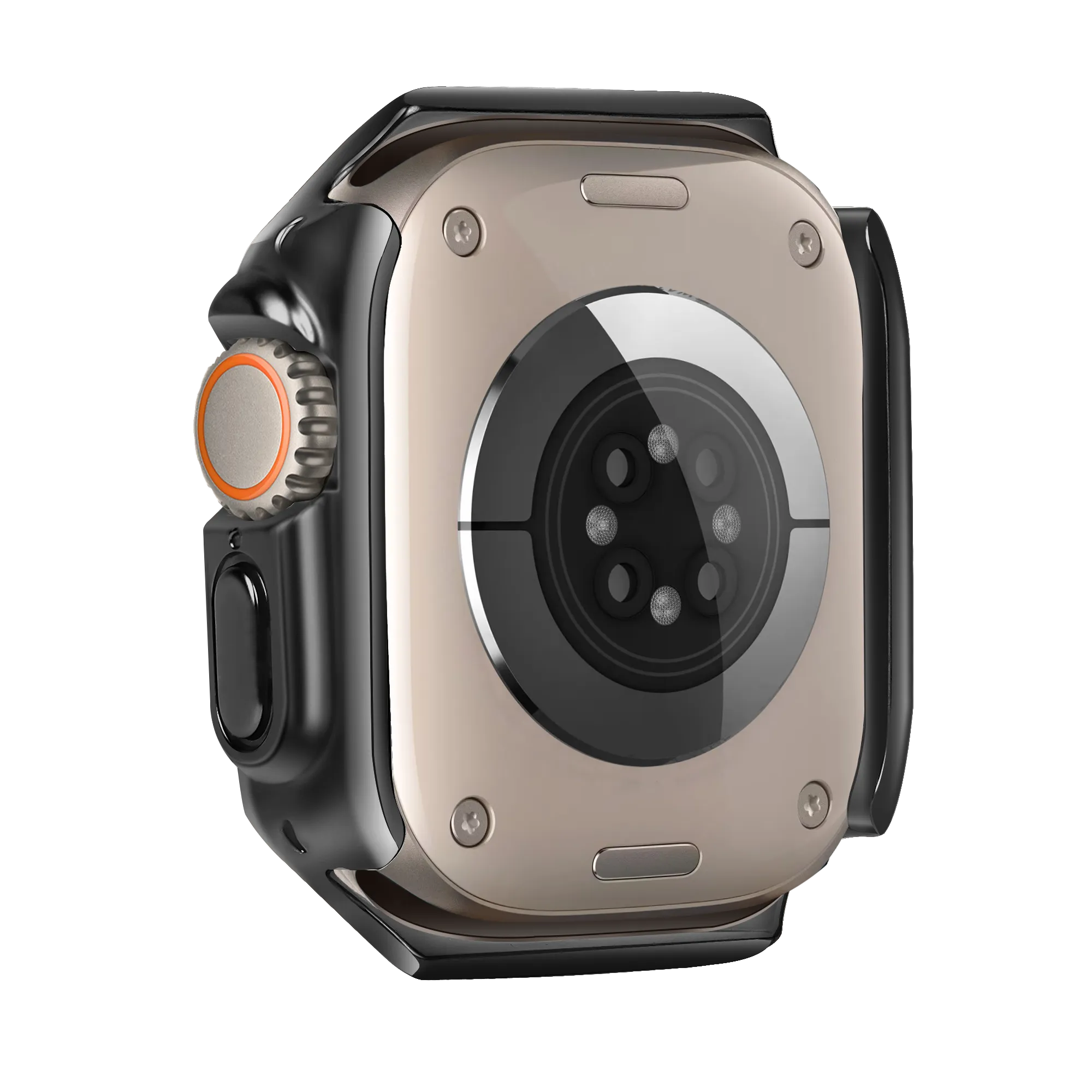 Bandz Funda TPU galvanizado Apple Watch Ultra - 49mm (negro)