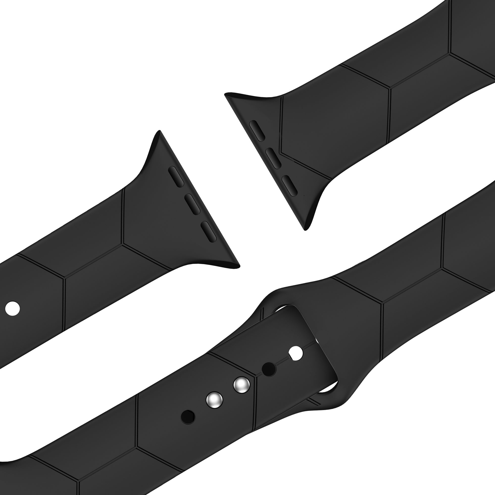 BALR. Apple Watch Hexagons Sport Strap (Black)