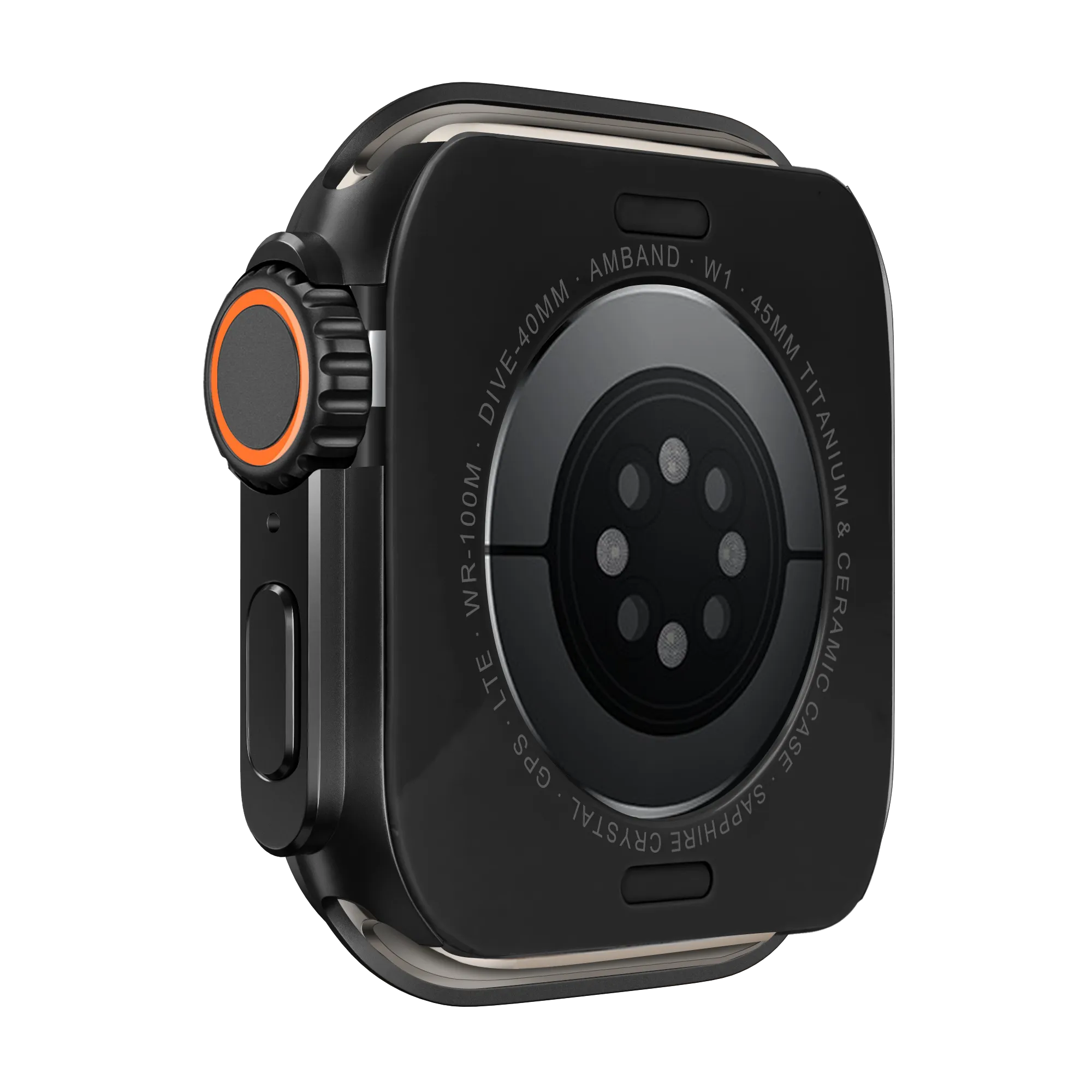 Bandz Funda metálica Apple Watch (negro)