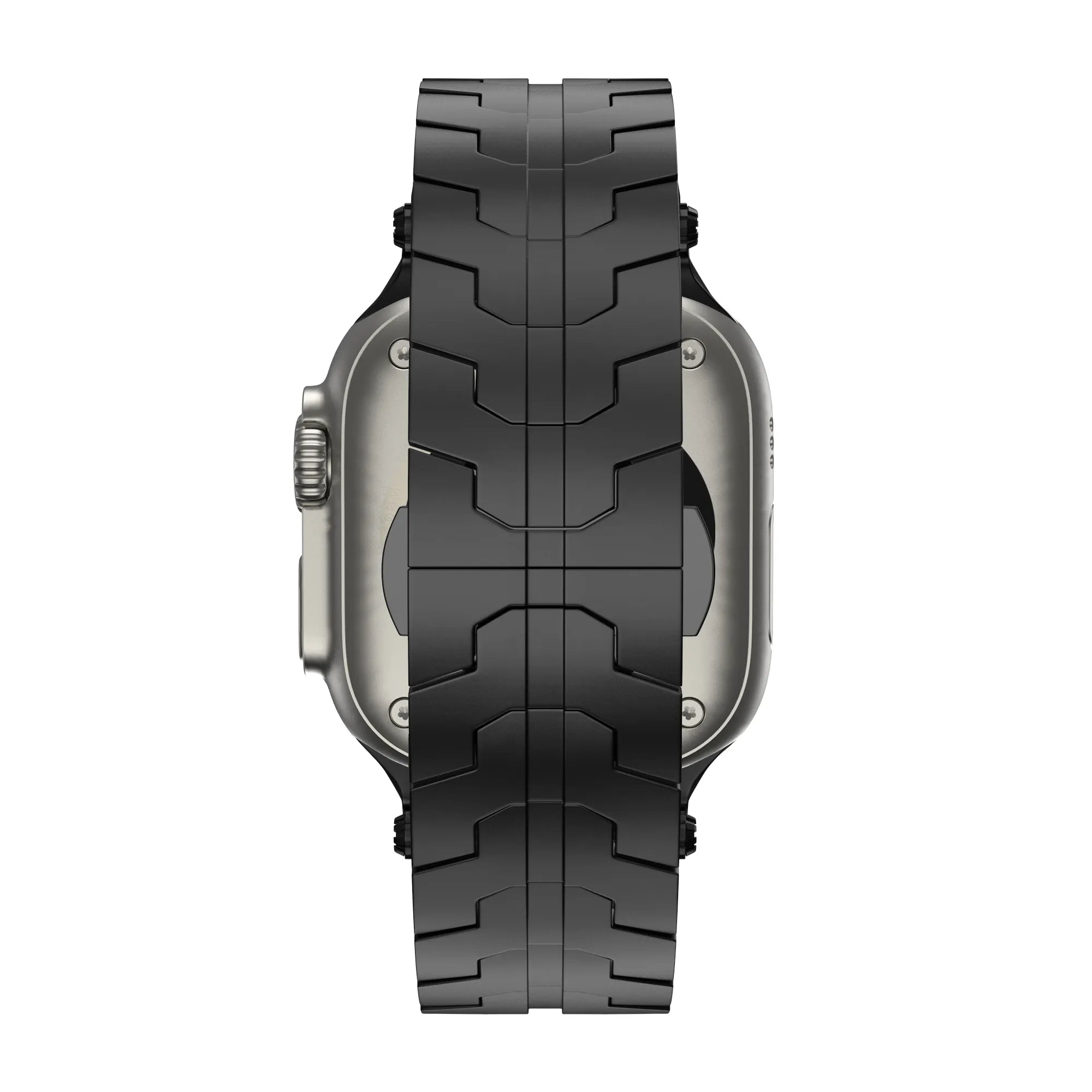 Bandz Apple Watch Metal Grain Strap 'Deluxe' (Black)