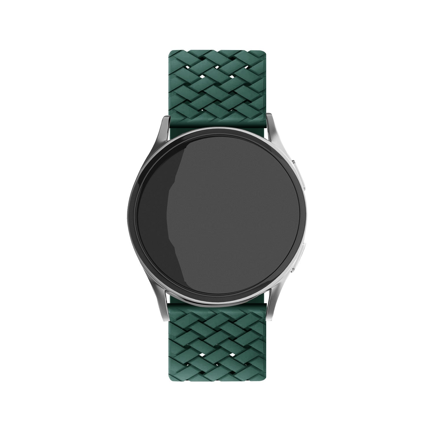 Correa silicona trenzada Amazfit GTS 4 (verde oscuro)