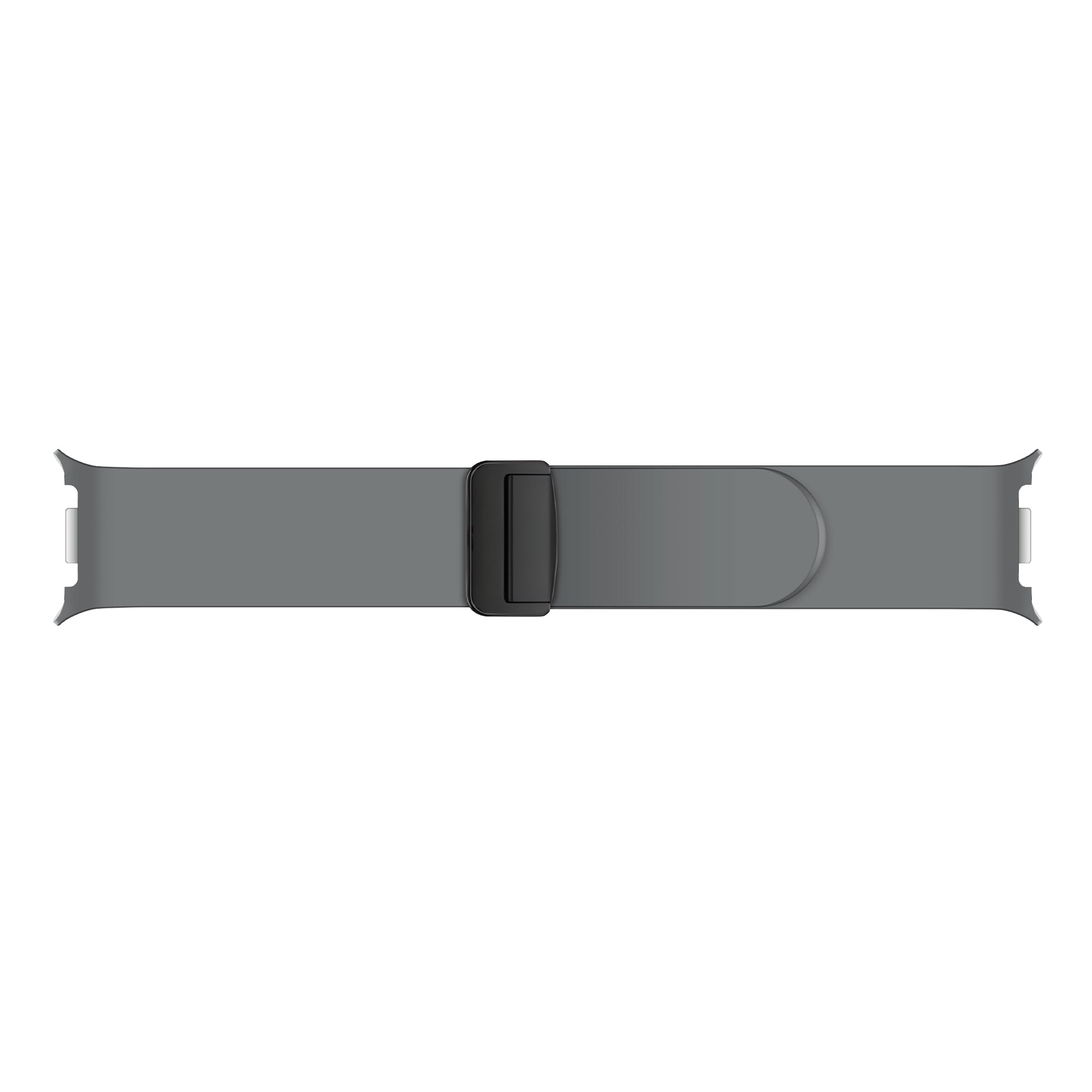Correa silicona con hebilla Samsung Galaxy Watch 8 Classic (gris oscuro)