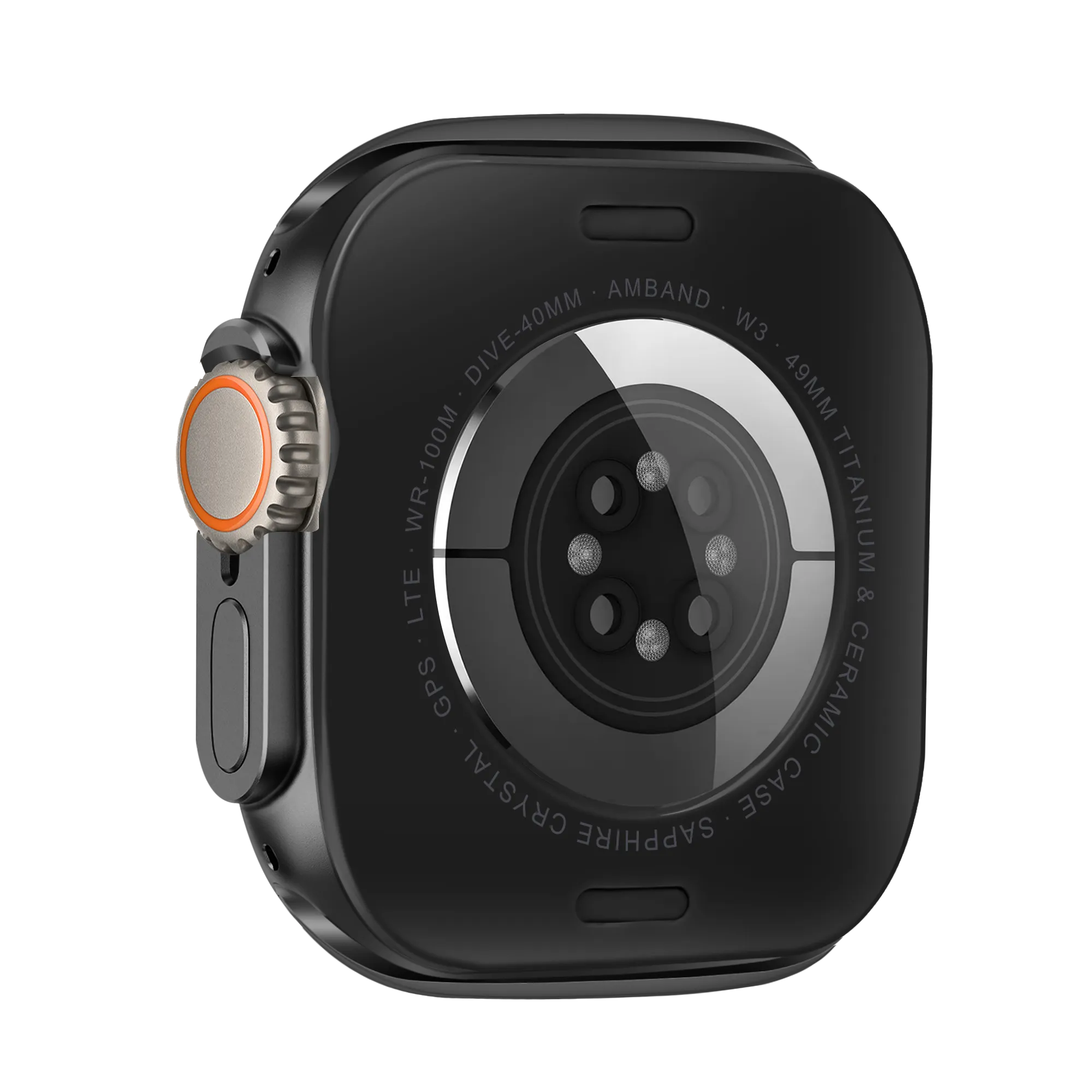 Bandz Funda metálica Apple Watch Ultra - 49mm (negro)