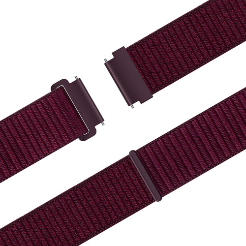 Bandz Huawei Watch 5 - 42mm Nylon Strap 'Easy Fit' (Plum)