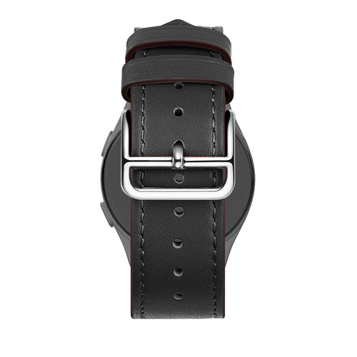 Bandz OnePlus Watch 3 Leather Strap 'Deluxe' (Black)