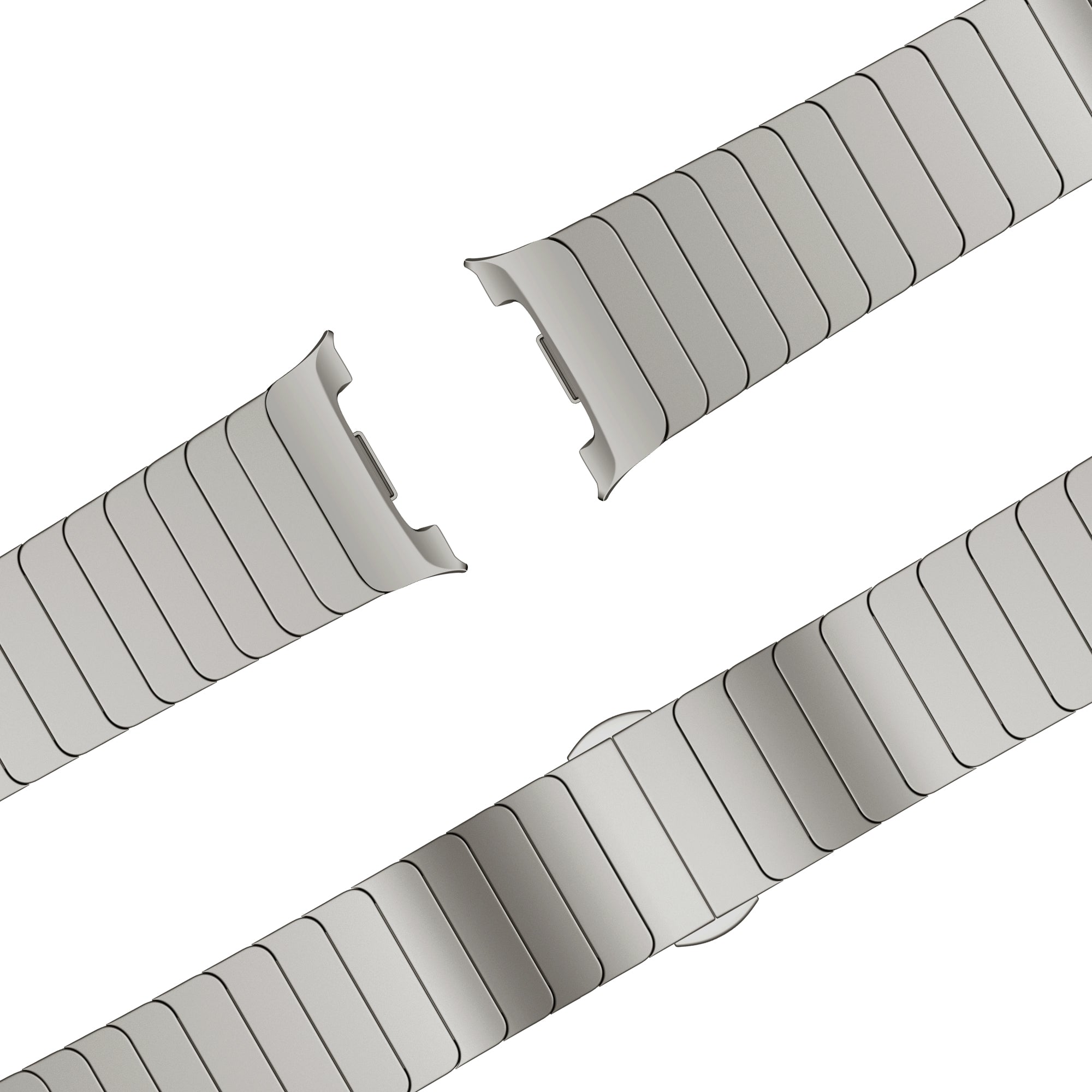 Bandz Samsung Galaxy Watch 8 - 40mm Steel Strap 'One Bead' (Titanium)