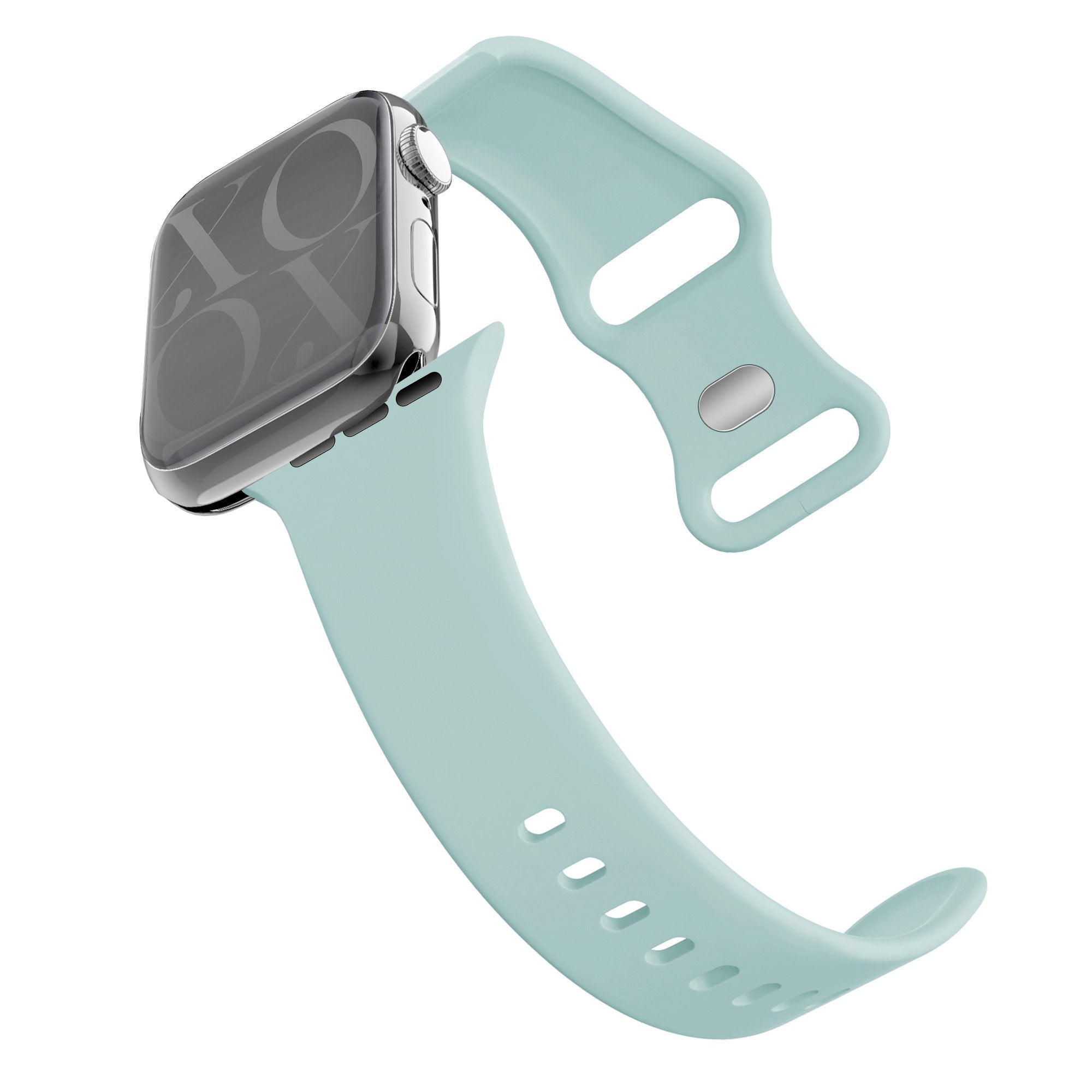 Correa silicona xoxo Wildhearts Apple Watch (verde menta)