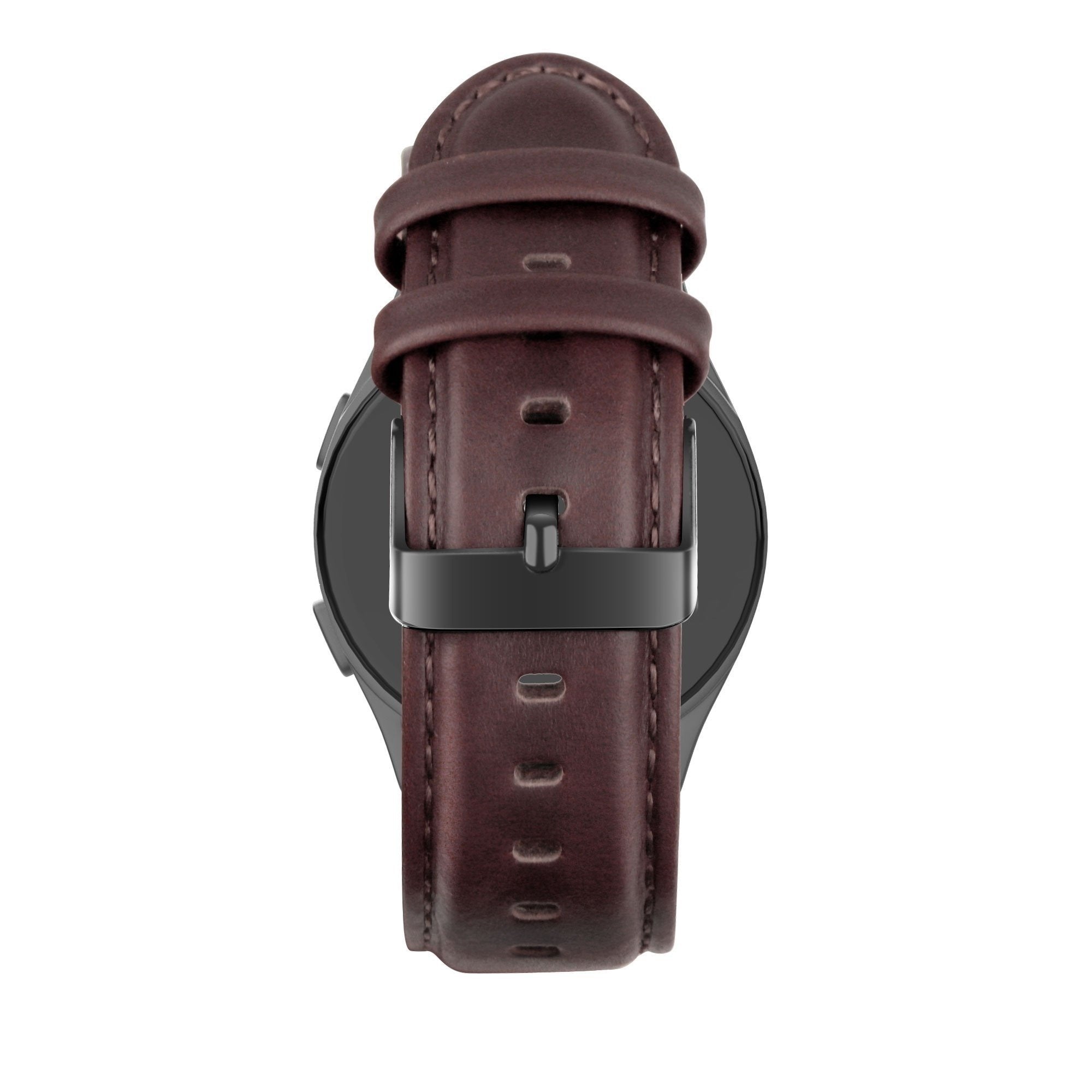 Bandz Suunto Vertical Leather Strap 'Classic' (Dark Brown)