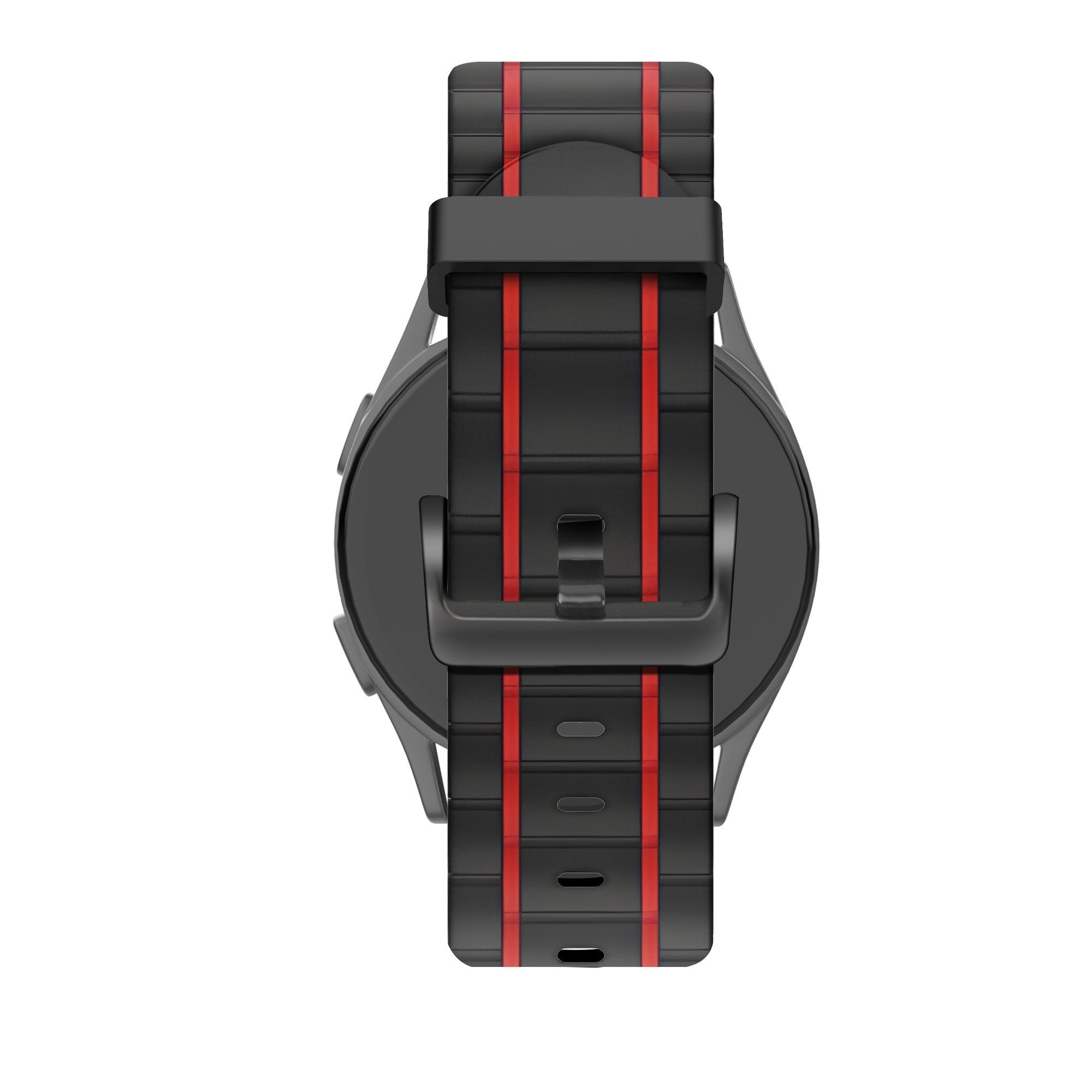Bandz Correa deportiva a rayas Huawei Watch GT 6 Pro - 46mm (negro/rojo)