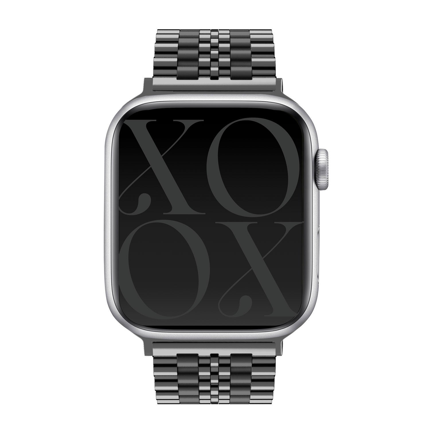 xoxo Wildhearts Apple Watch Steel Strap (Black)