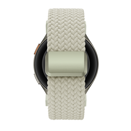 Bandz Correa tejida 'Easy Fit' Samsung Galaxy Watch 5 - 44mm (blanco estrella)