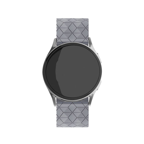 Oppo Watch X2 Silicone Hexa Strap (Grey)