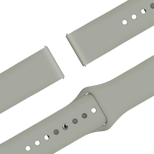 Bandz Amazfit Balance 2 Sport Strap 'Easy fit' (Light Grey)