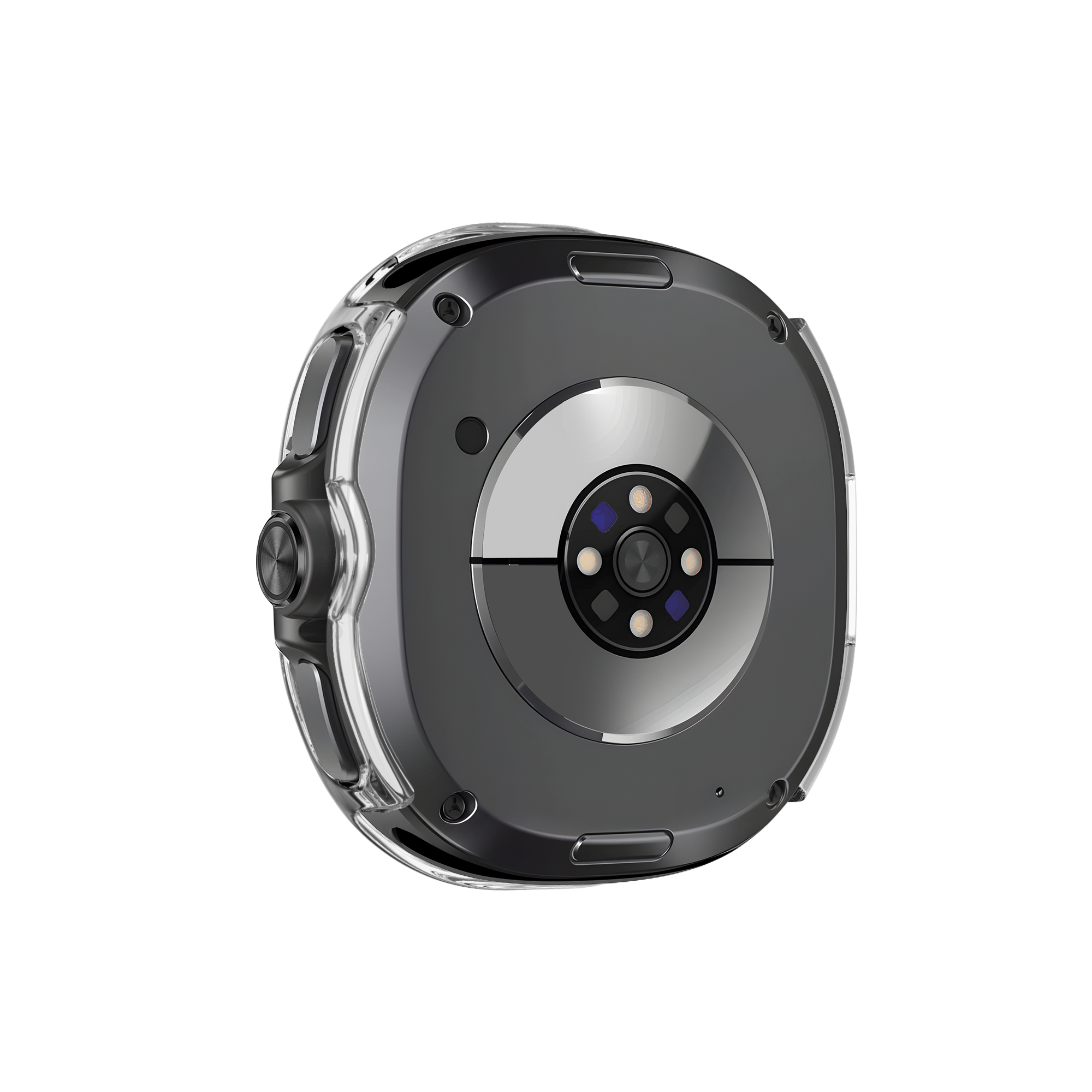 Bandz Samsung Galaxy Watch 8 Classic PC Cover with Glass (Transparent)