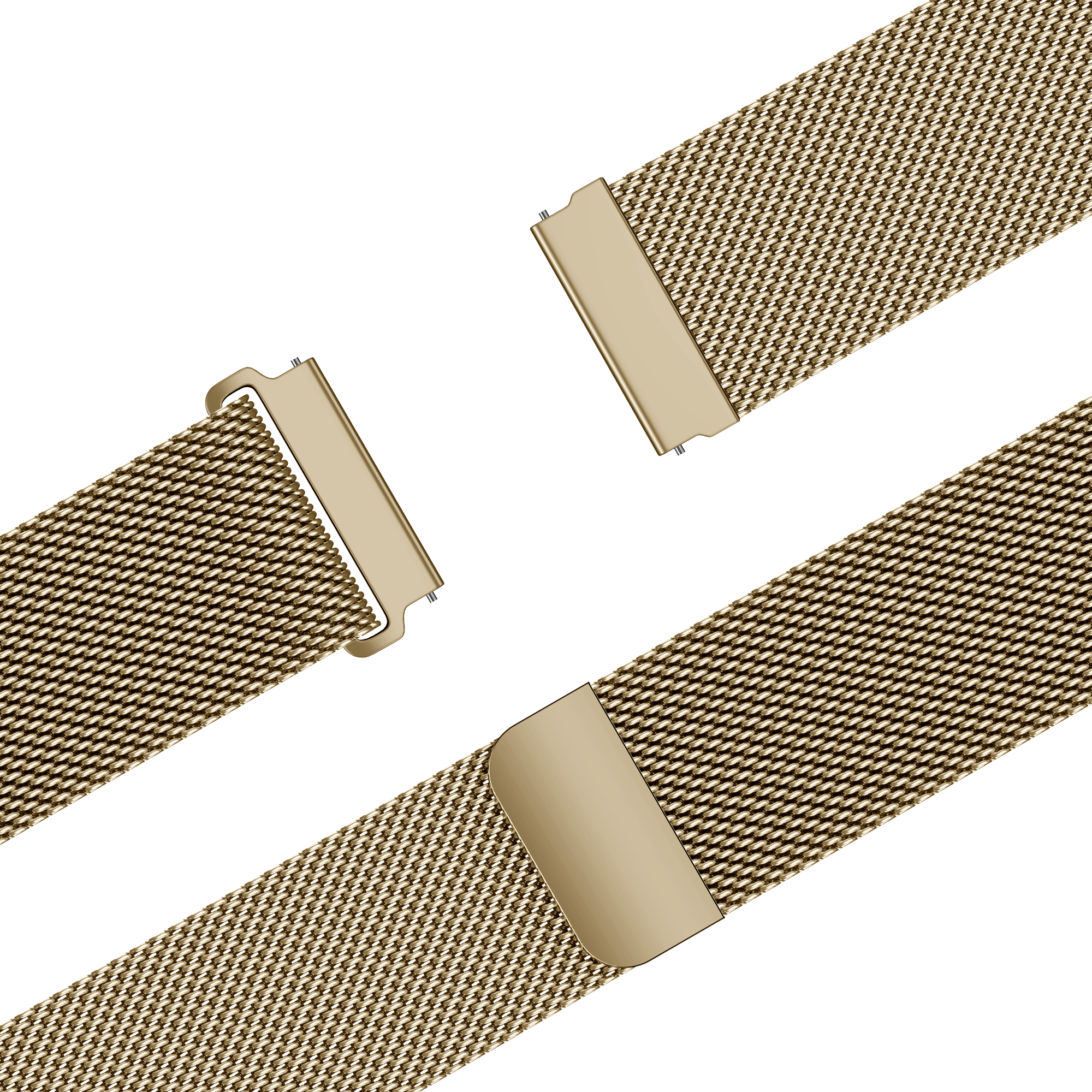 Bandz Polar Pacer Milanese Strap 'Easy fit' (Gold)